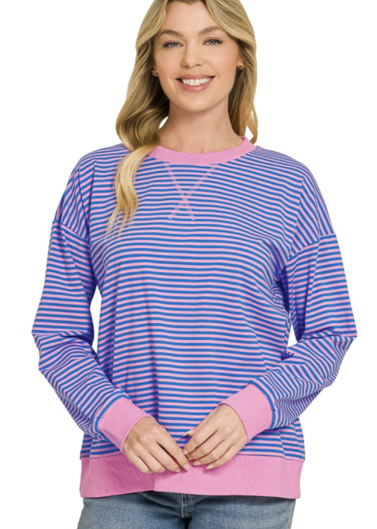 Bubblegum Blues Pullover