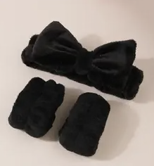 Spa headband and wristband set