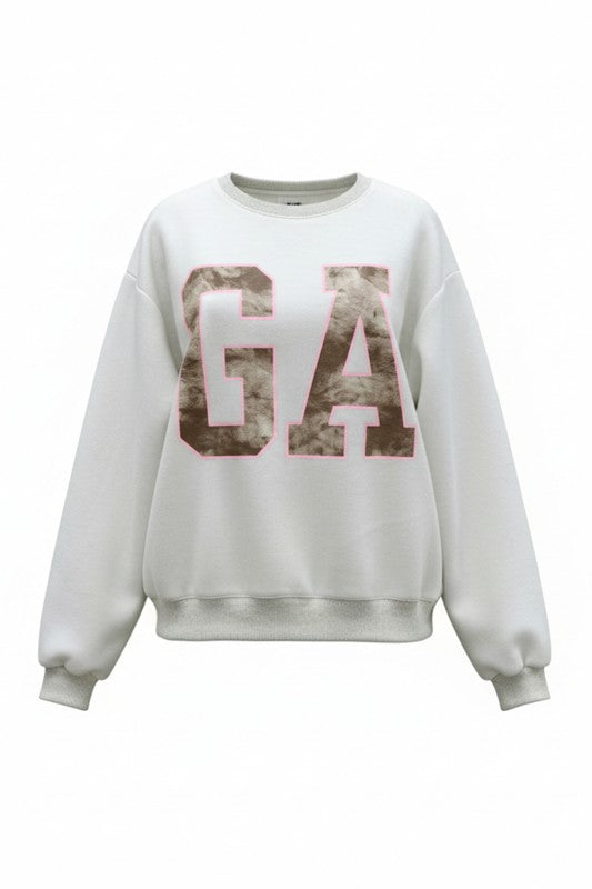 Georgia camo reversible sweatshirt