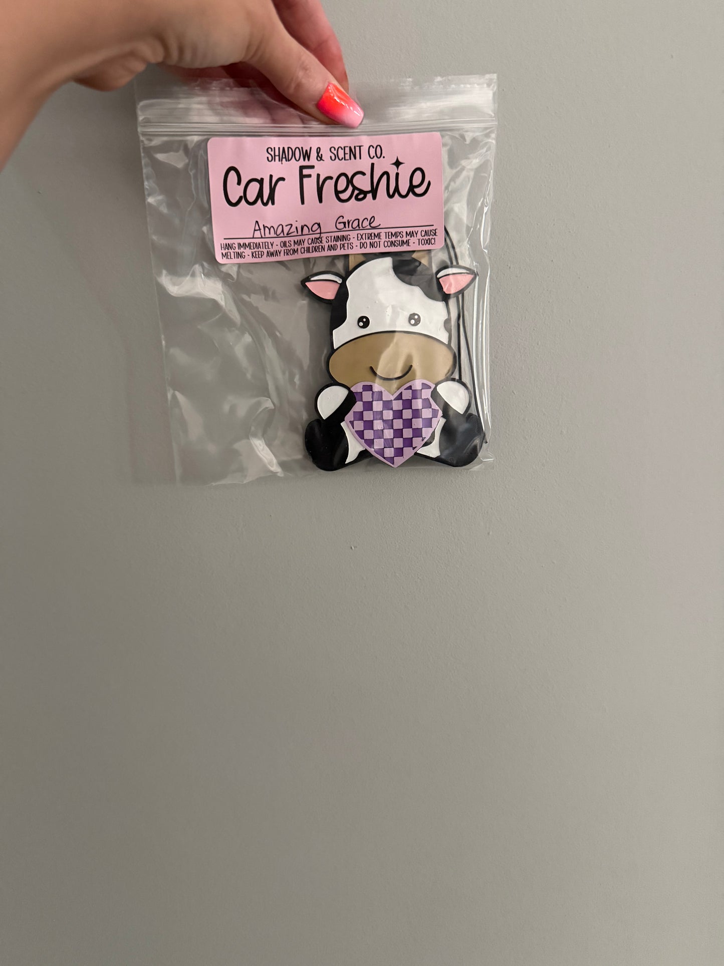 Amazing grace car freshie