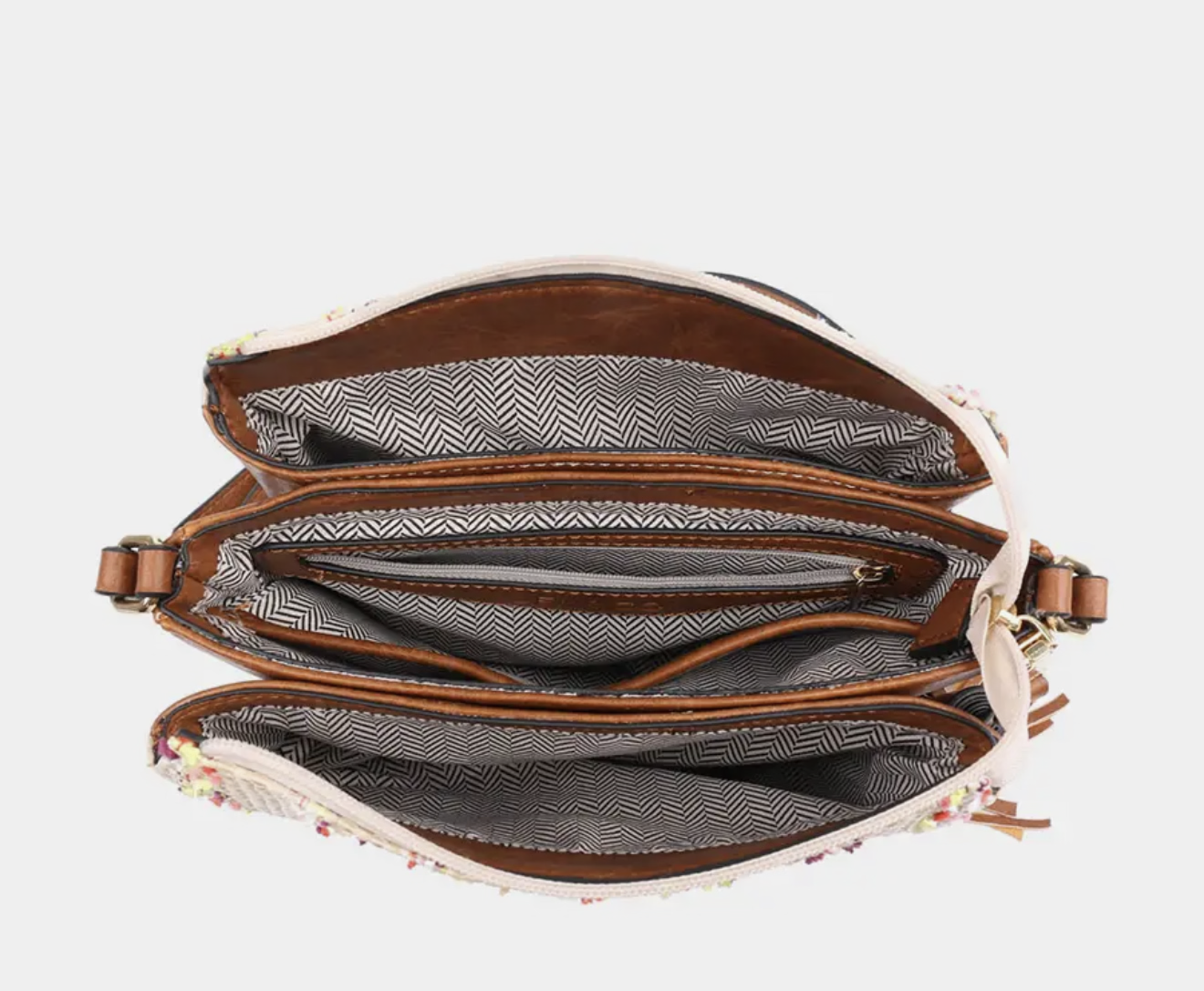 Sage and Tassel Bag