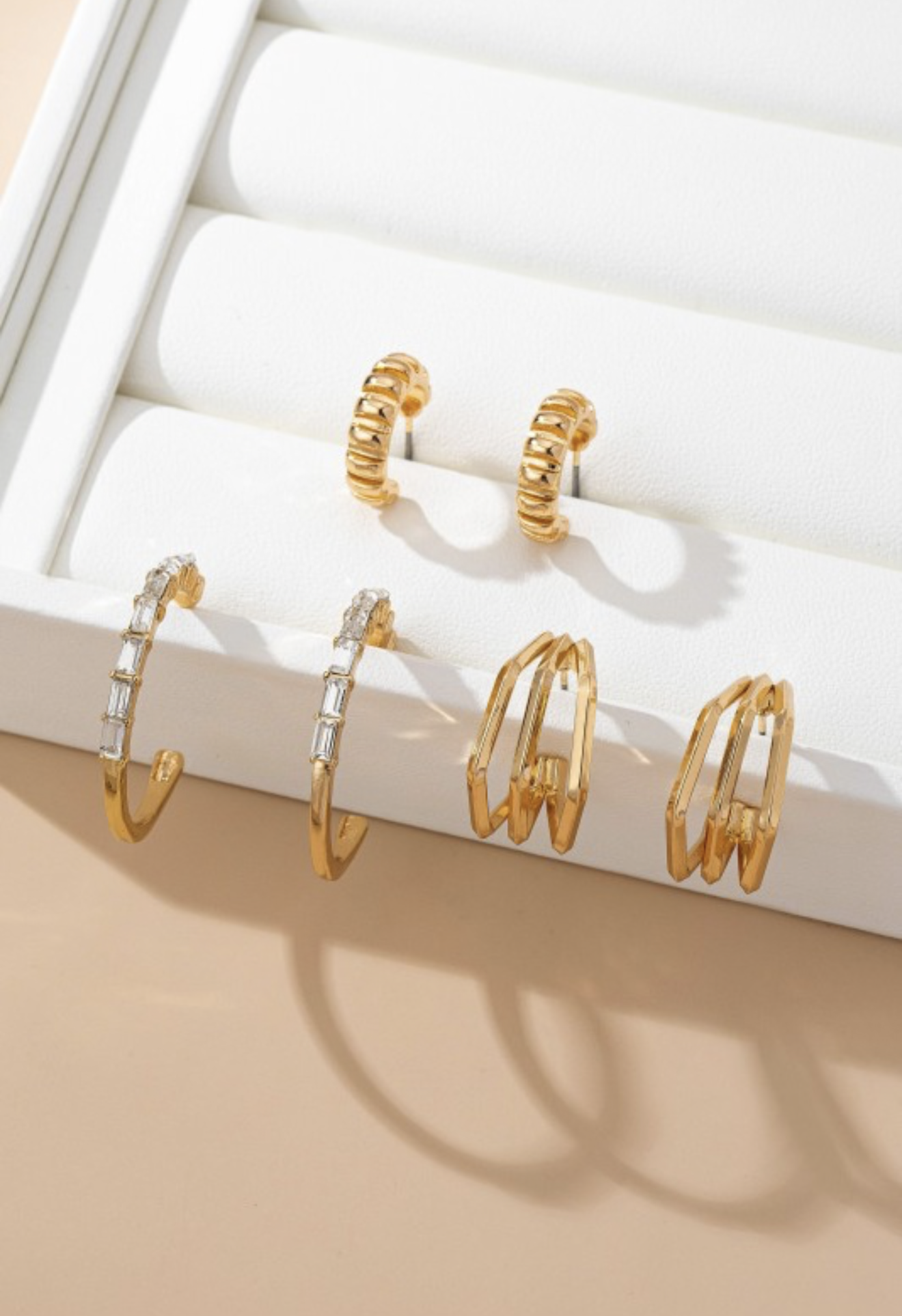 Stacked in Style Hoop Set