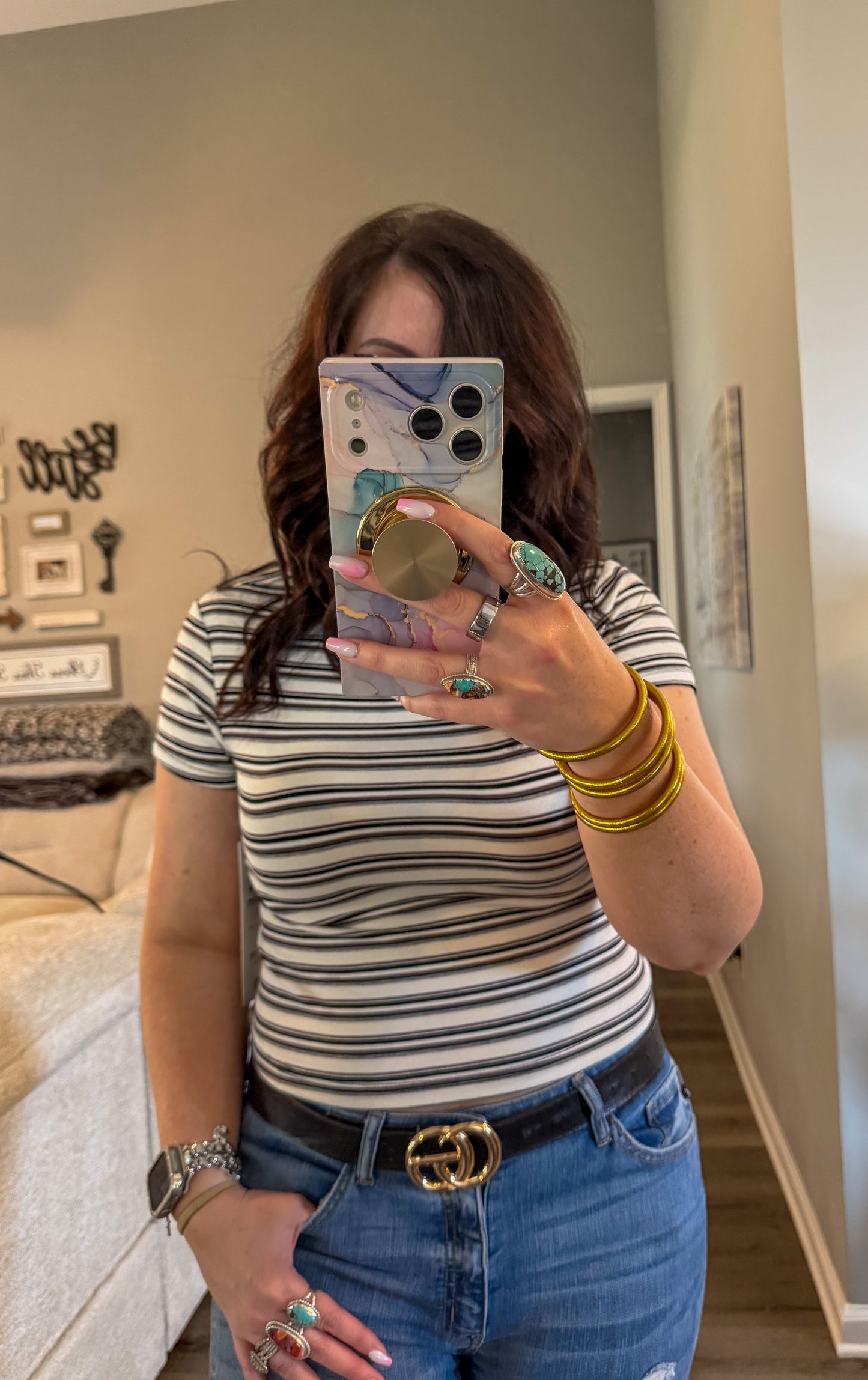 Classic chic stripe tee