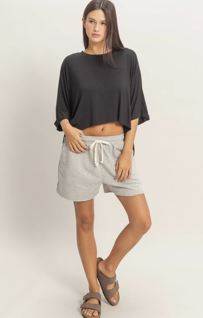 Midnight hi-low top