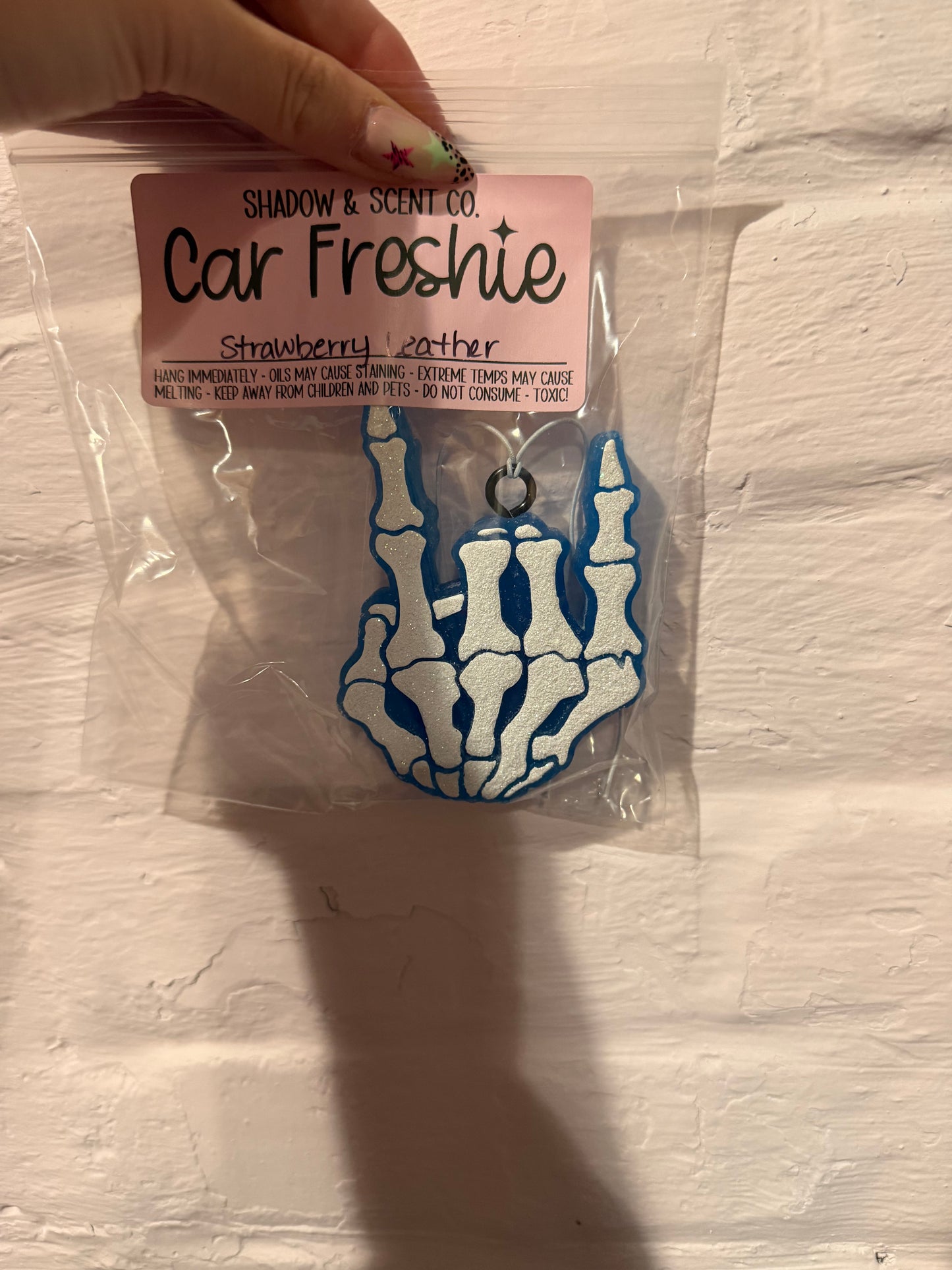 Strawberry leather freshie