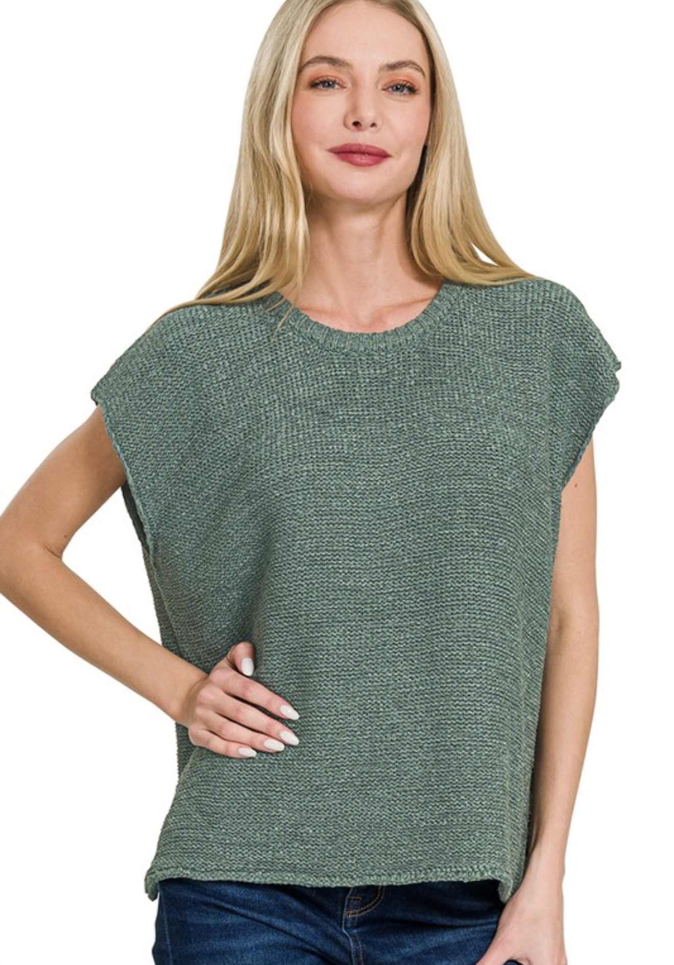 Sage Serenity Sweater Top