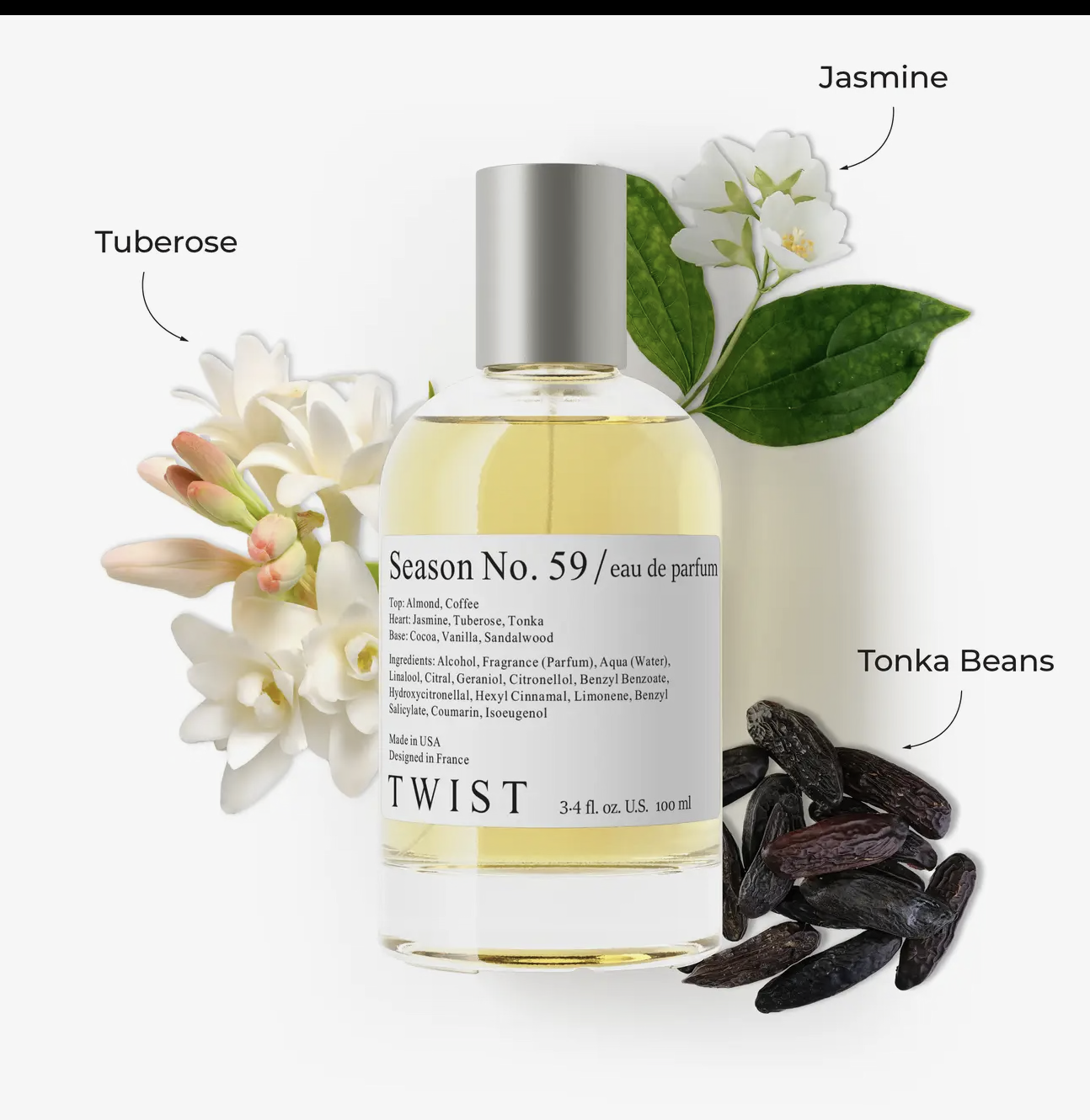 Twist season no. 59 inspired by C.H Good Girl Perfume