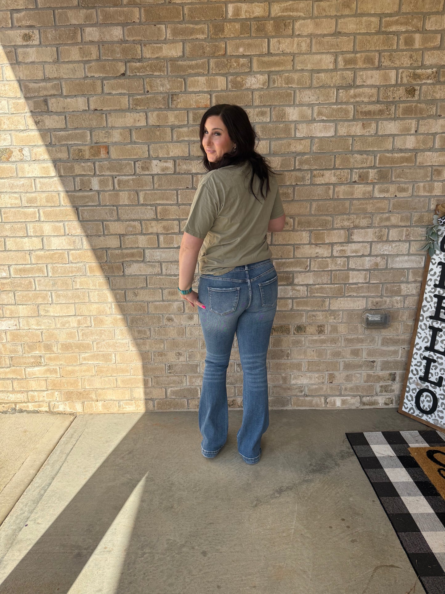 Kancan midrise bootcut jeans