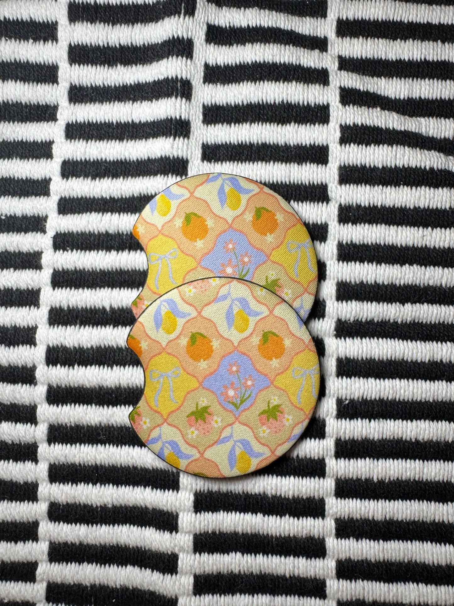 Cottage Collage Car Coaster Set 