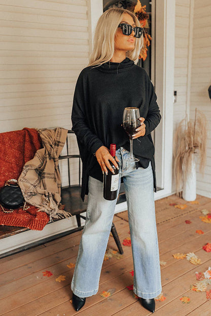 Cowl Neck Tunic Top