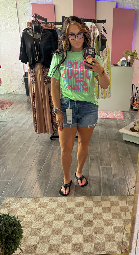Big Jesus fan tee