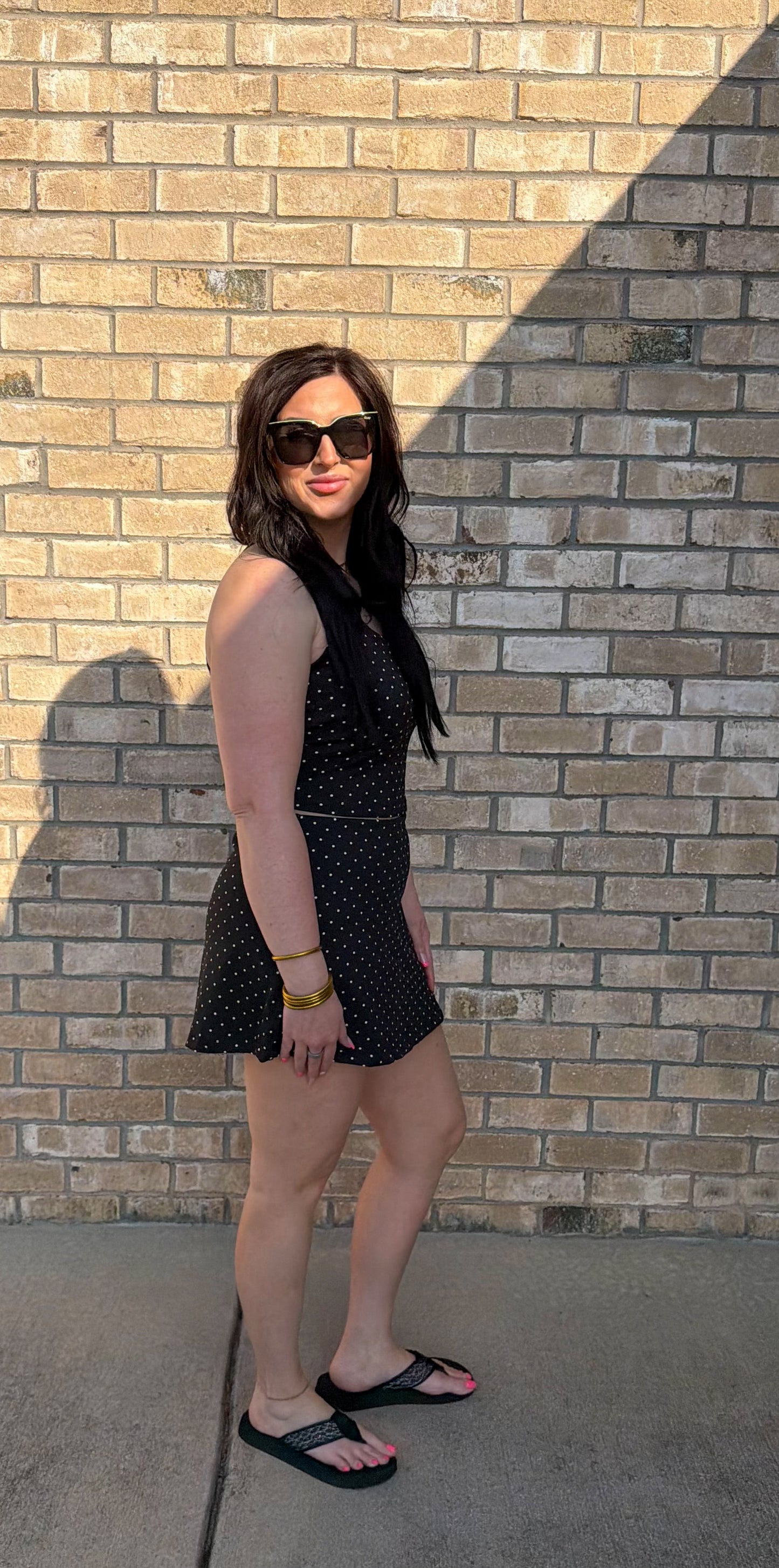 City Chic Polka Dot Set