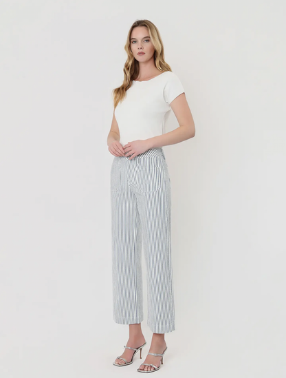 Harbor Stripe Denim Pants