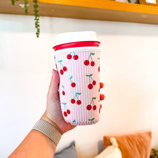 Cherries Iced Coffee Sleeve