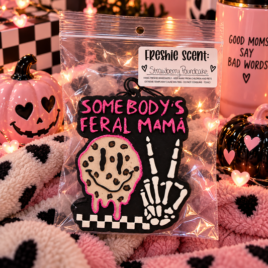 Feral mama car freshie ￼