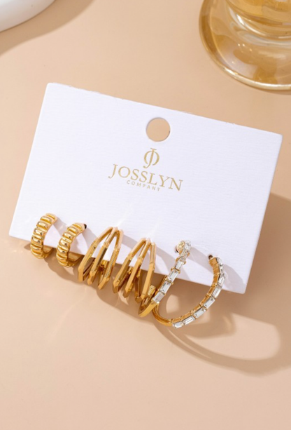 Stacked in Style Hoop Set