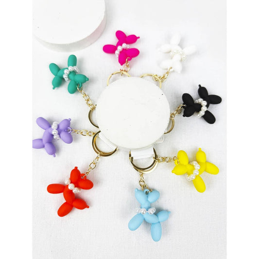 Colorful Puppy Theme Keychain
