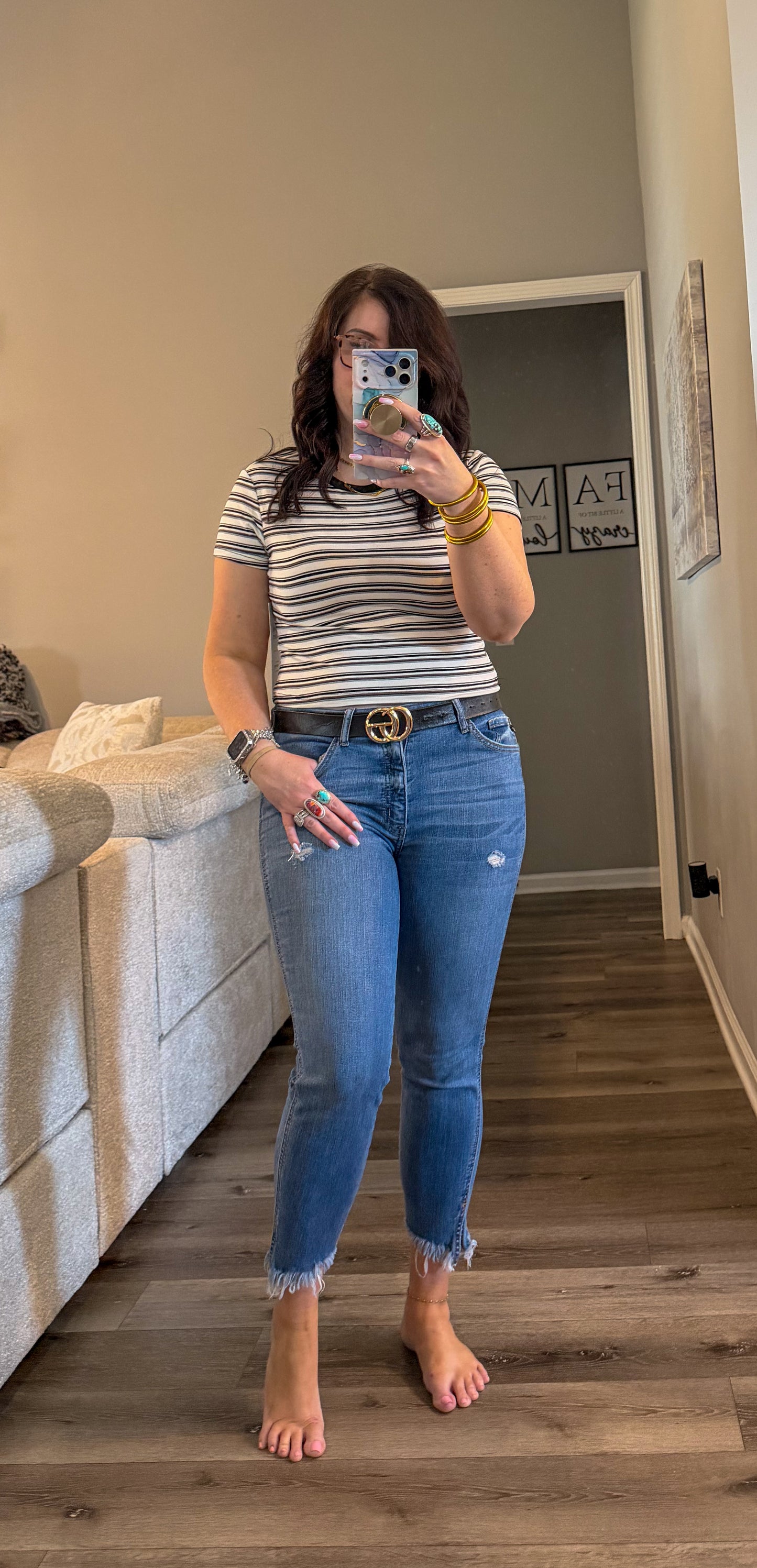 Classic chic stripe tee