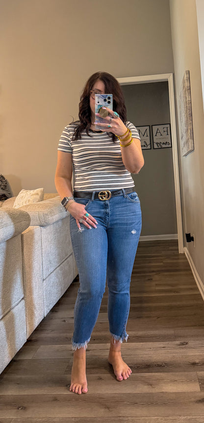 Classic chic stripe tee