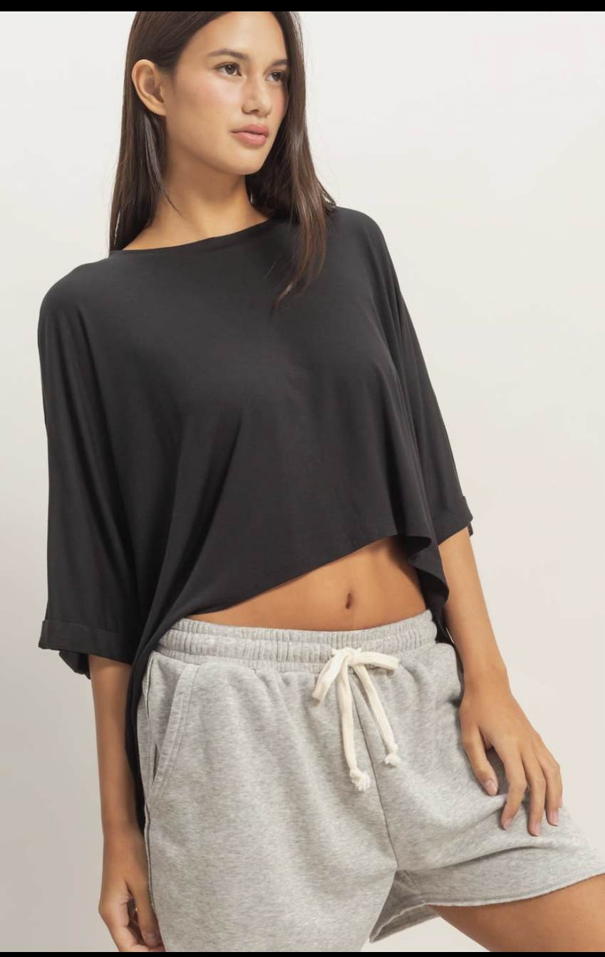 Midnight hi-low top