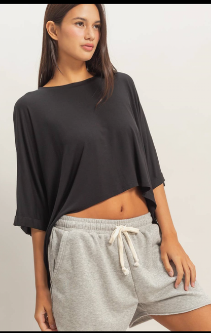 Midnight hi-low top