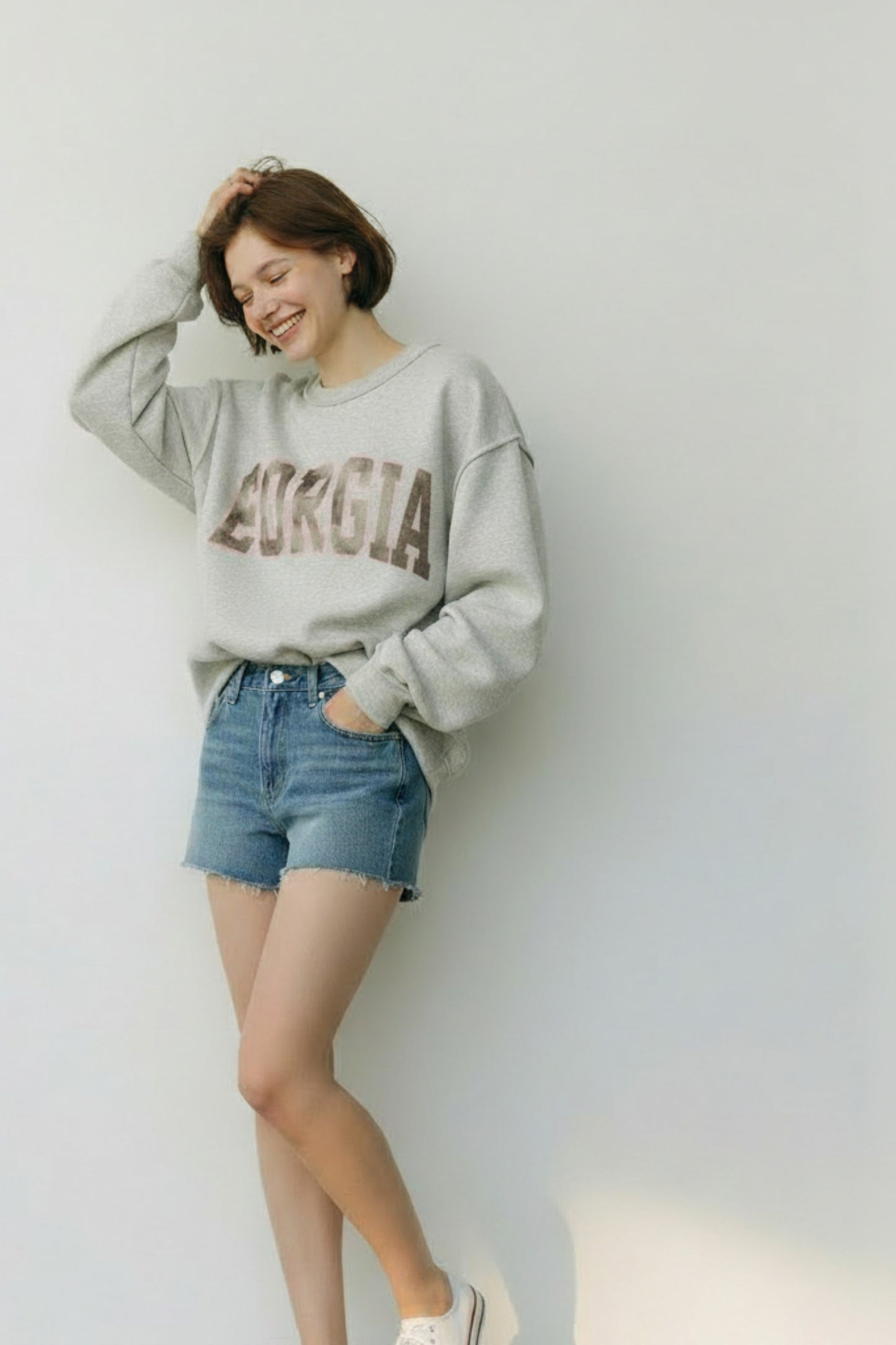 Georgia camo reversible sweatshirt