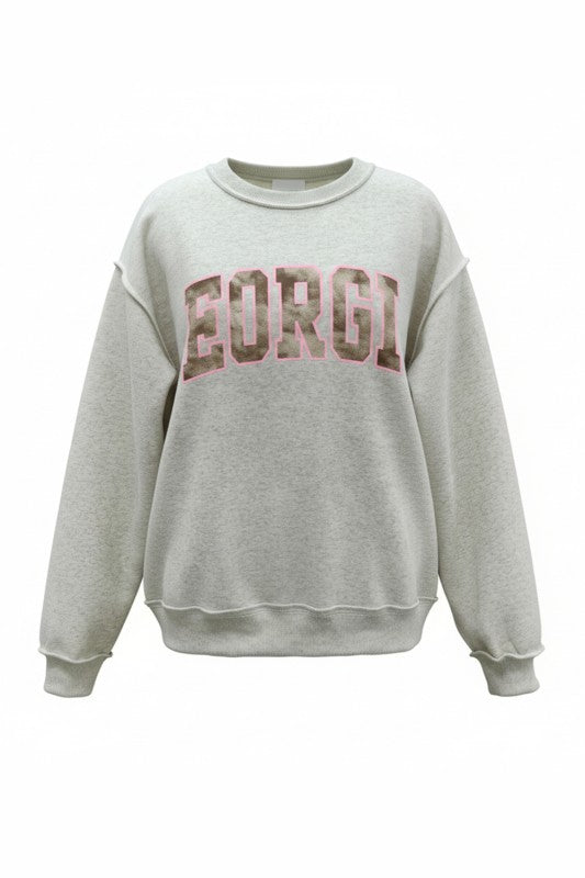 Georgia camo reversible sweatshirt