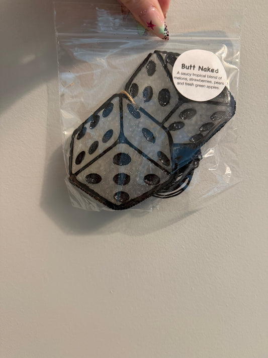 Dice with fringe (black)