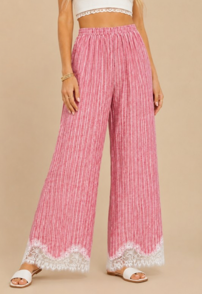 Blushing Belle Lace Pants