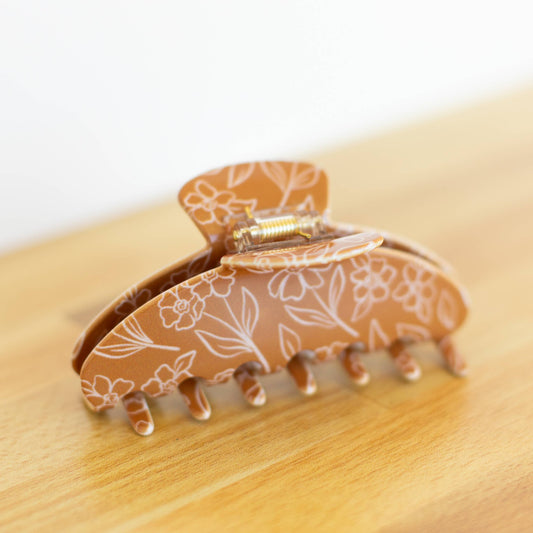 Terracotta Claw Clip