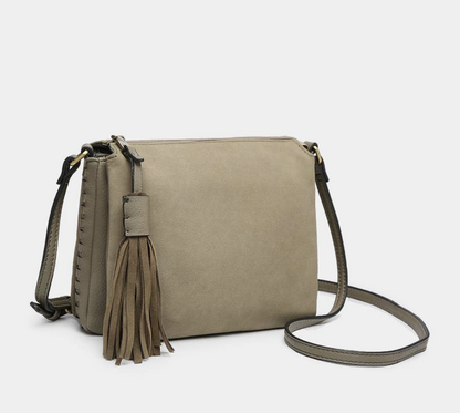 Sage and Tassel Bag