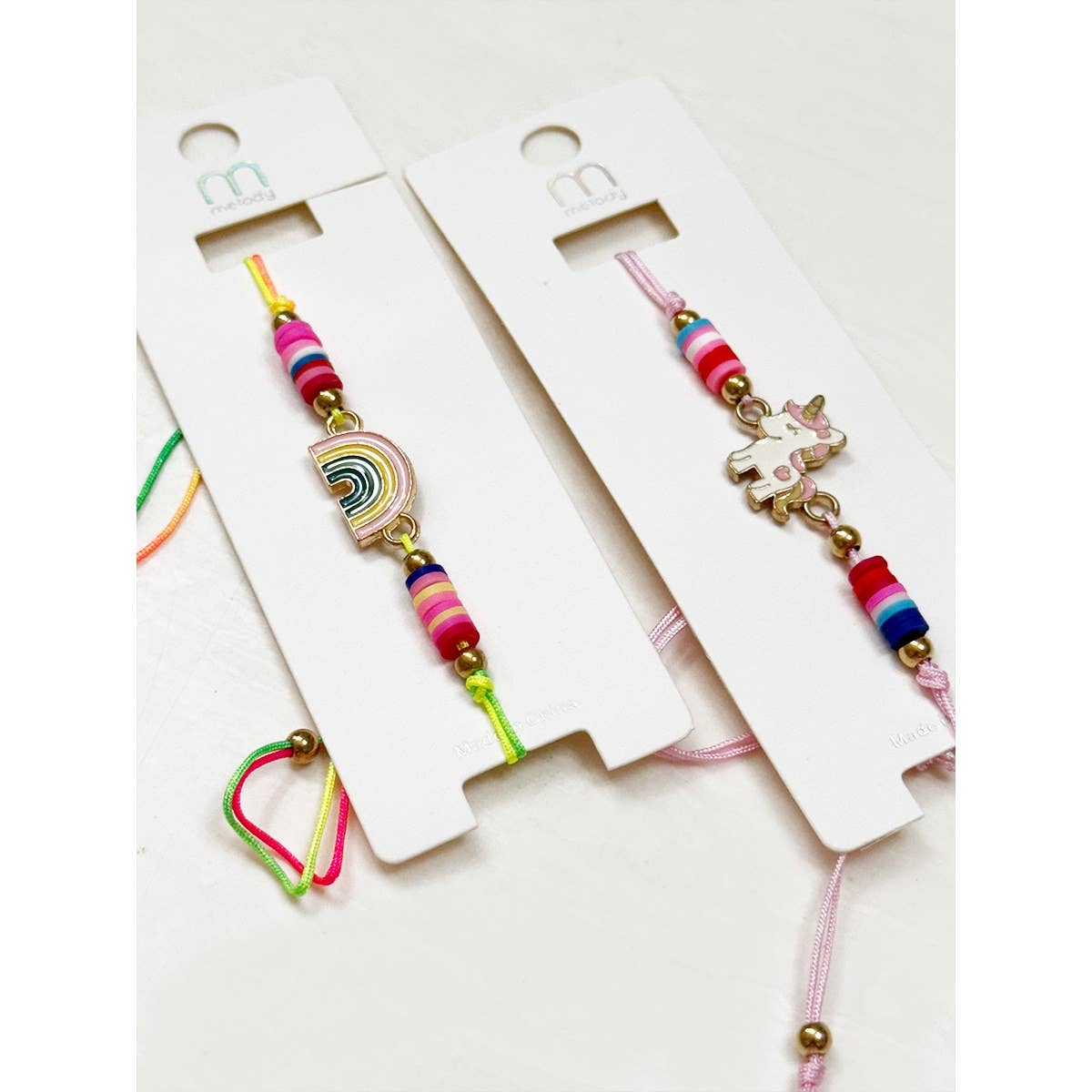 Kids Unicorn and Rainbow Adjustable Bracelet/Necklace