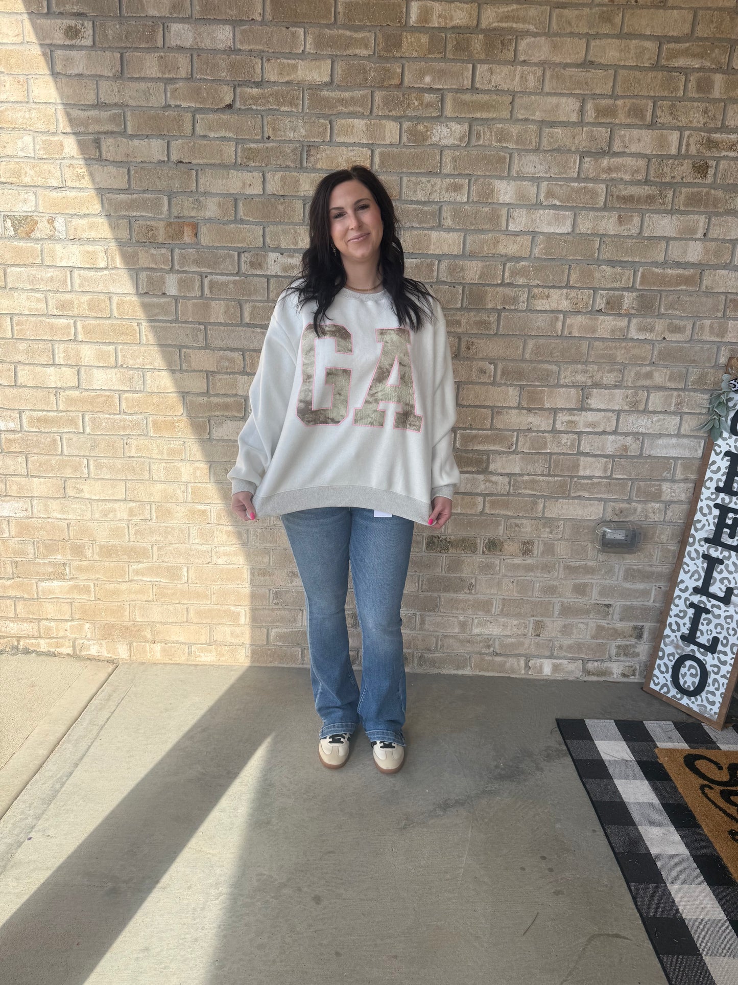 Georgia camo reversible sweatshirt