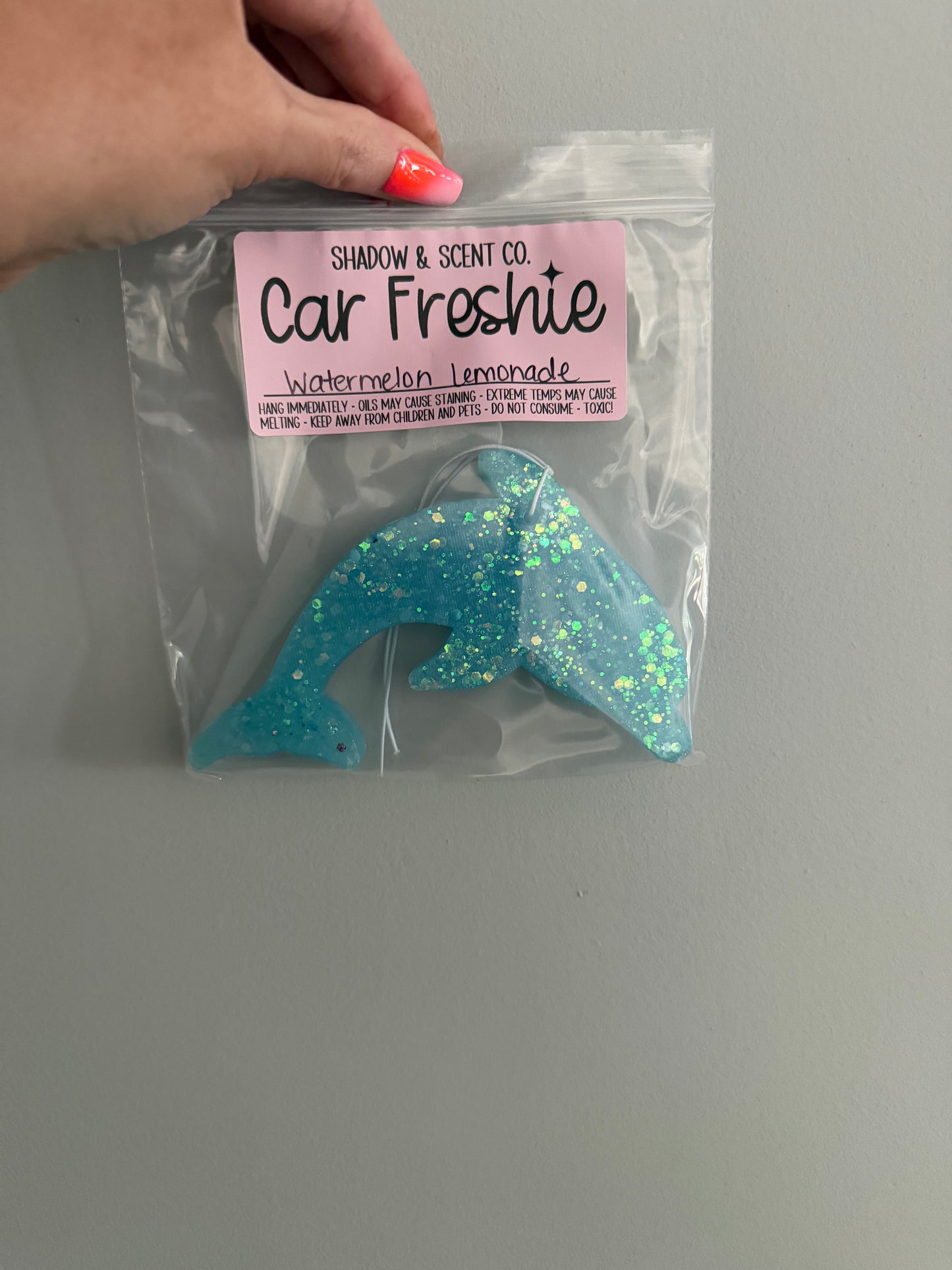 Watermelon lemonade car freshie