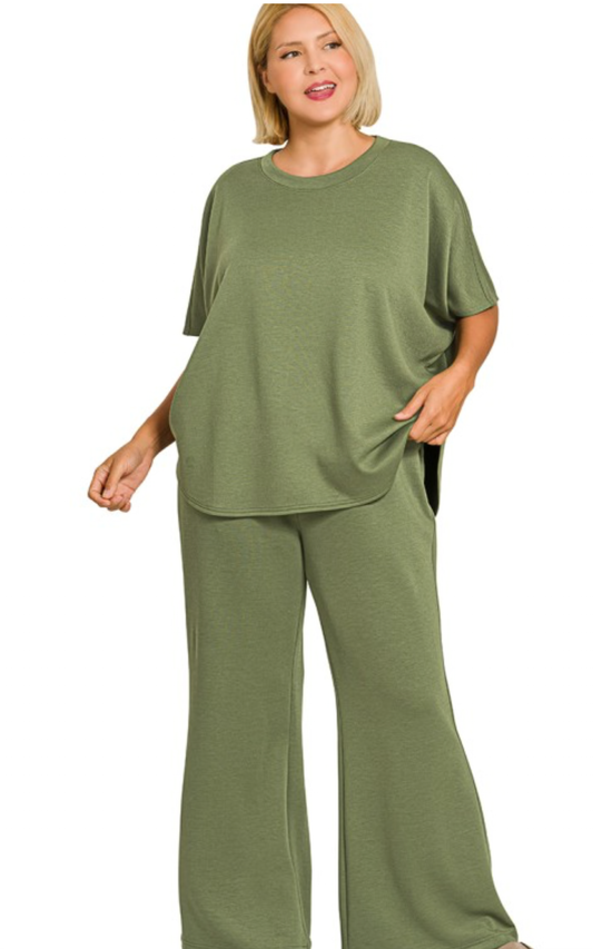 Olive You Forever Set (plus size)