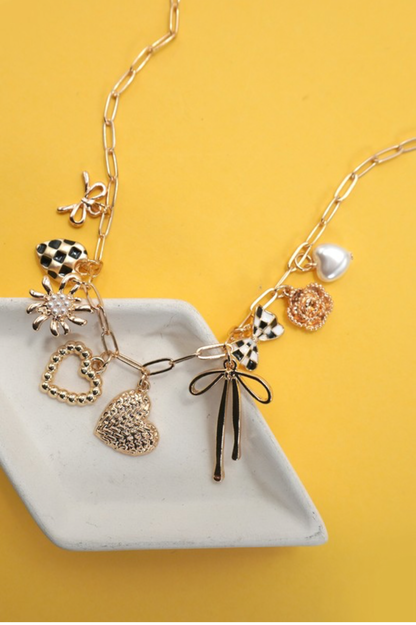 Bow and Bloom Necklace