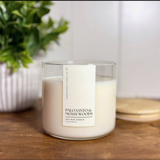 Palo Santo & Mossy Woods Soy Candle
