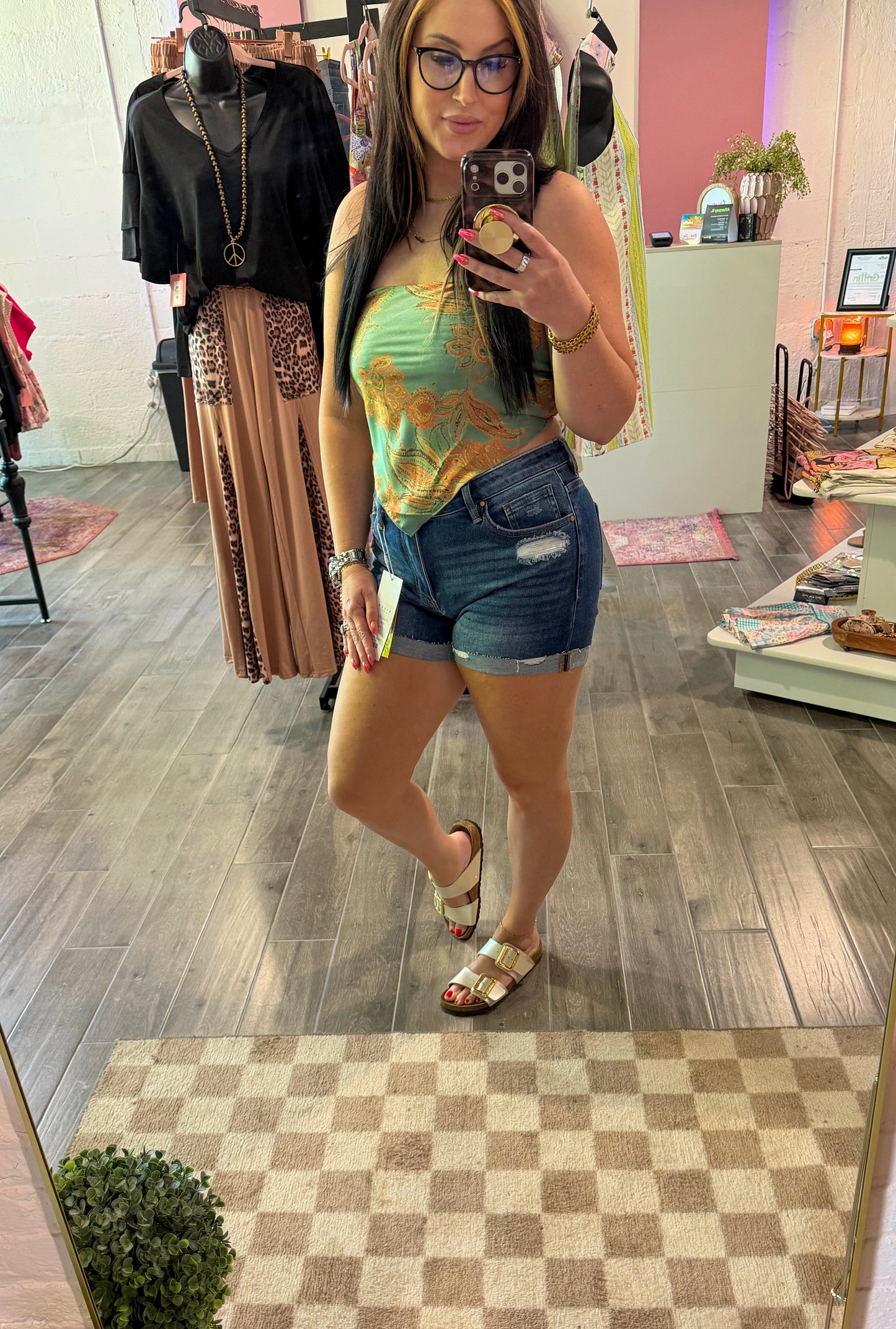 Copper and Sage Top