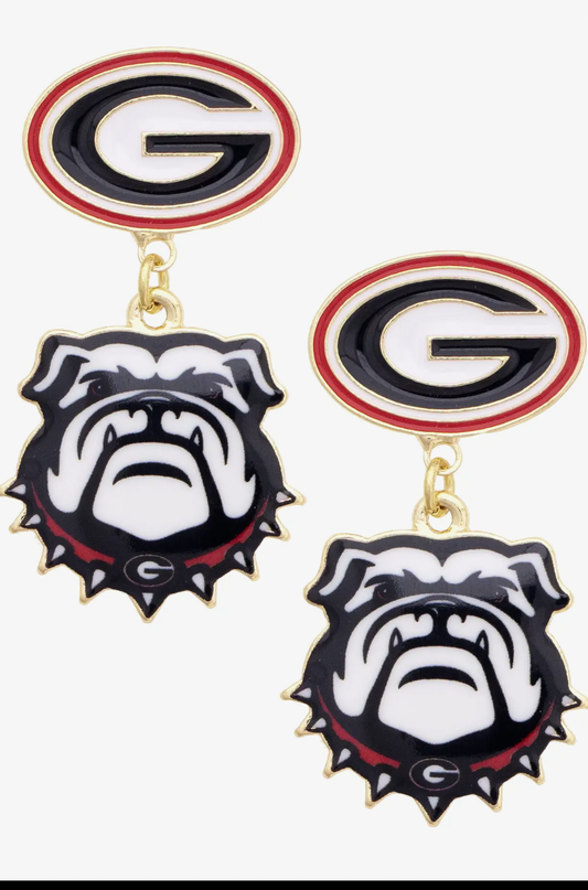 Bulldog Spirit Earrings