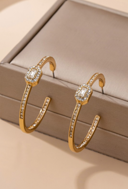 Diamond Dust Hoops