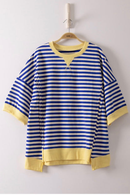Lemon coast stripe tee