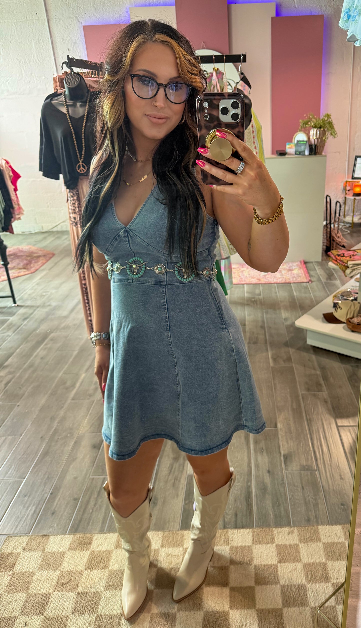 Saddle Up Sweetheart Dress