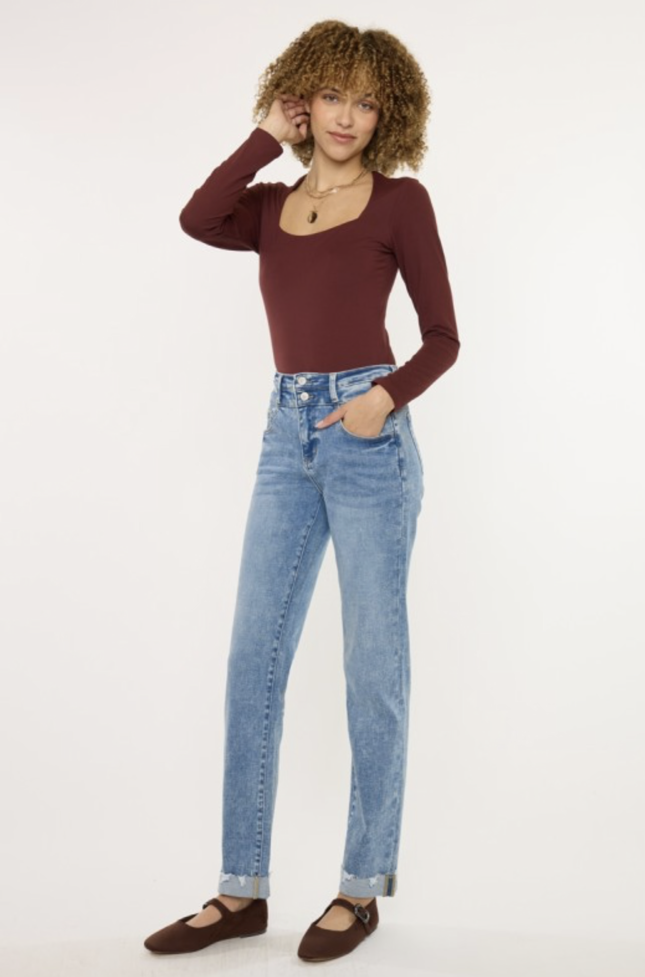 The Lainey Cuffed Jeans