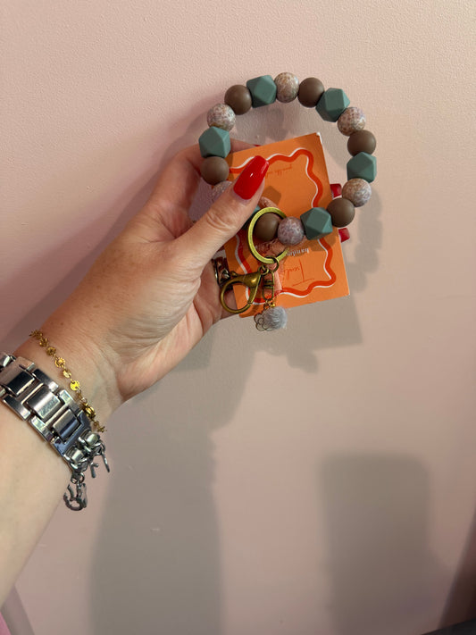 Stone & Sage Key Bracelet