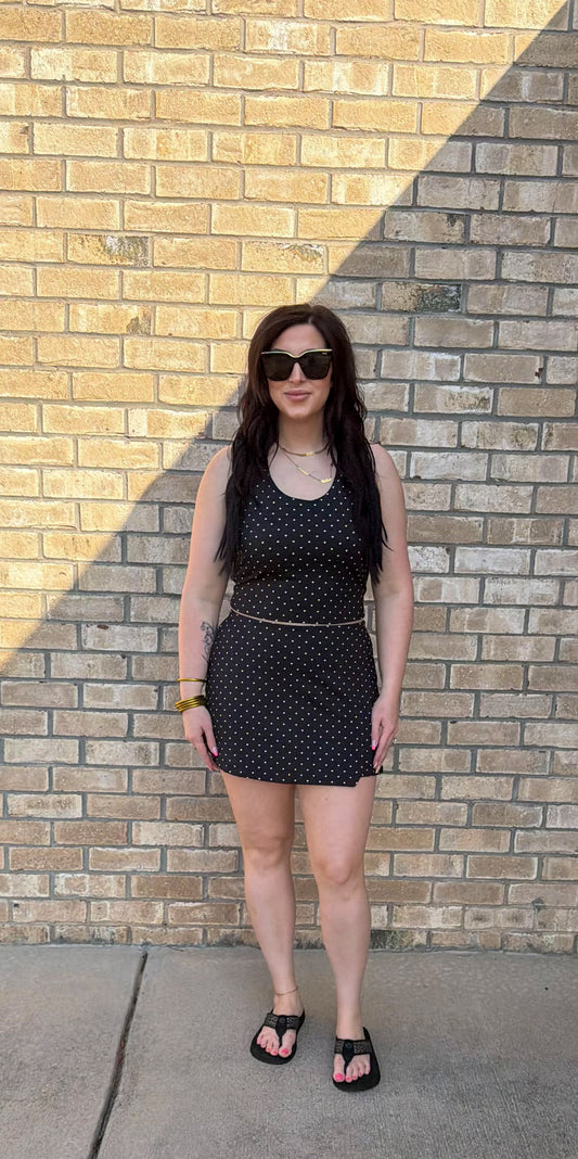 City Chic Polka Dot Set