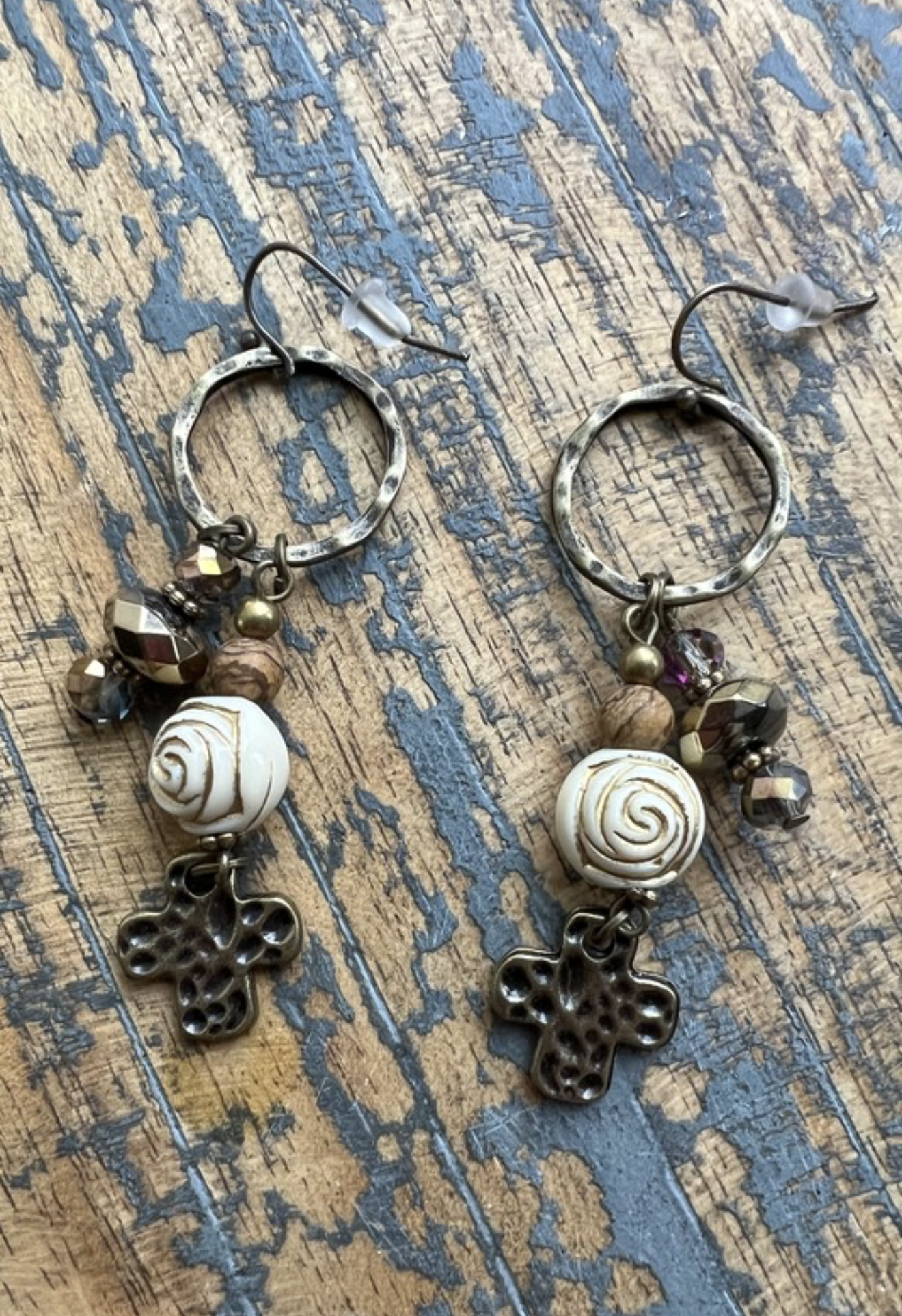 Bella Cross Earrings