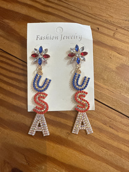 Star studded earrings