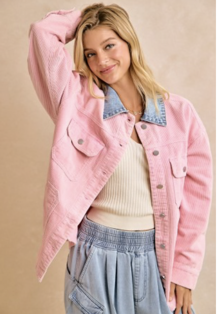 Pink Skies Corduroy Jacket