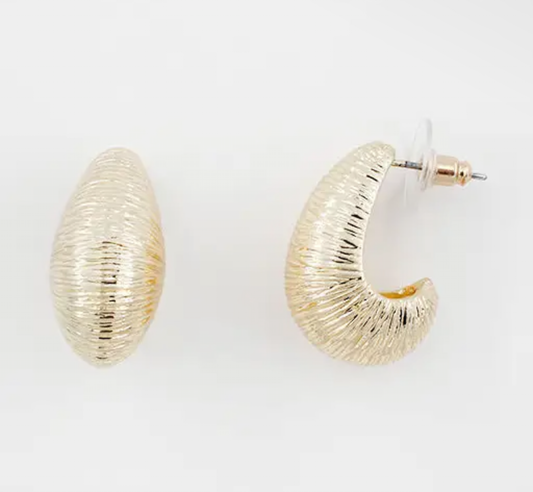 Golden Goddess Hoops