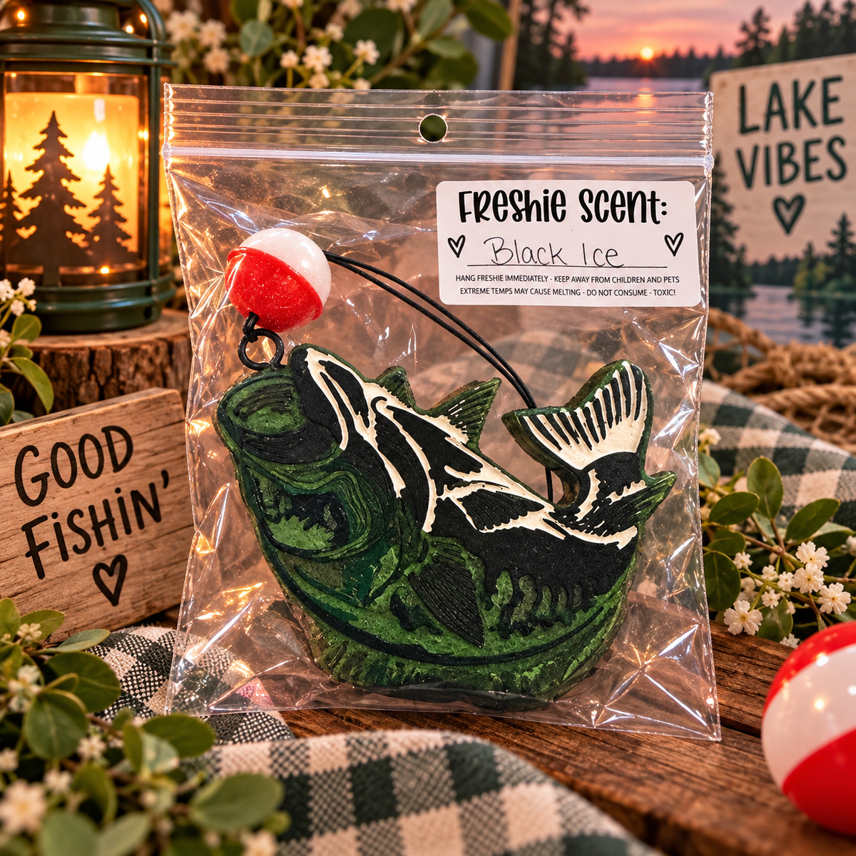 Bass fish freshie￼
